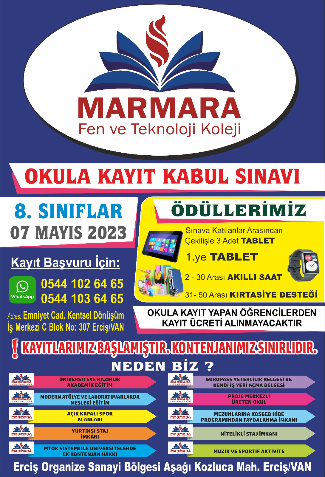 OKULA KAYIT KABUL SINAVI